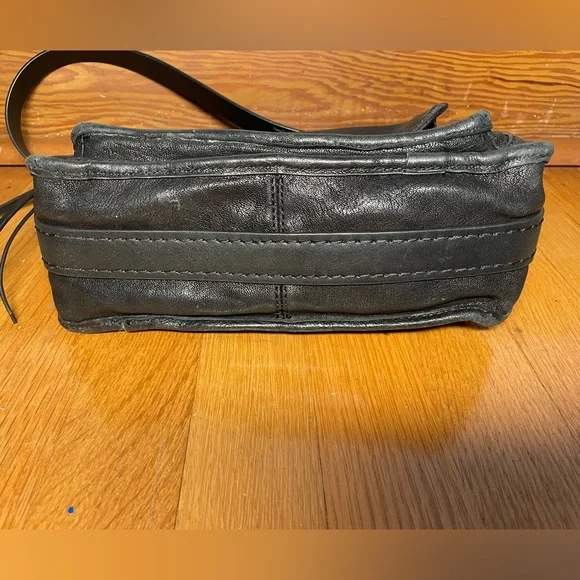 Black Rag & Bone Small Field Leather Crossbody Bag - Picture 10 of 16